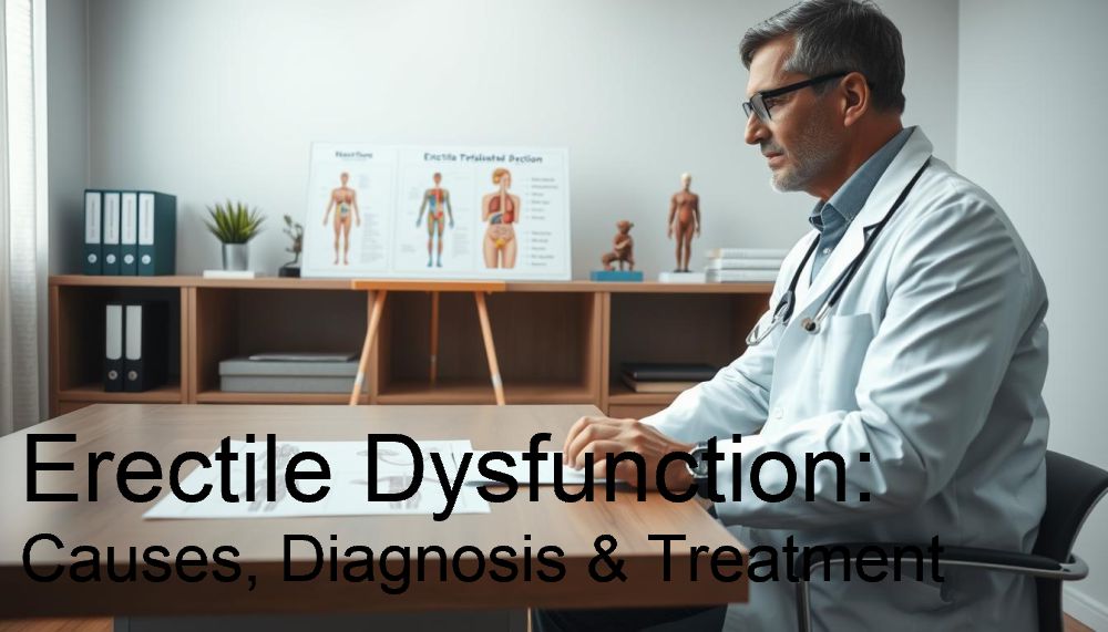 Erectile Dysfunction : Causes, Diagnosis & Treatment