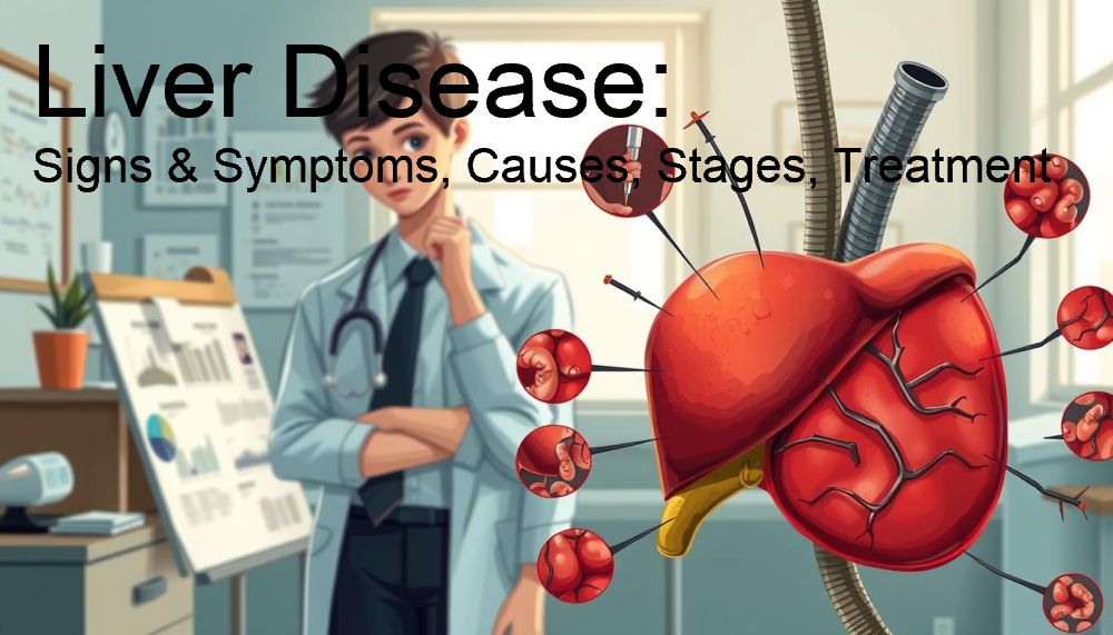 Liver Disease: Signs & Symptoms, Causes, Stages, Treatment