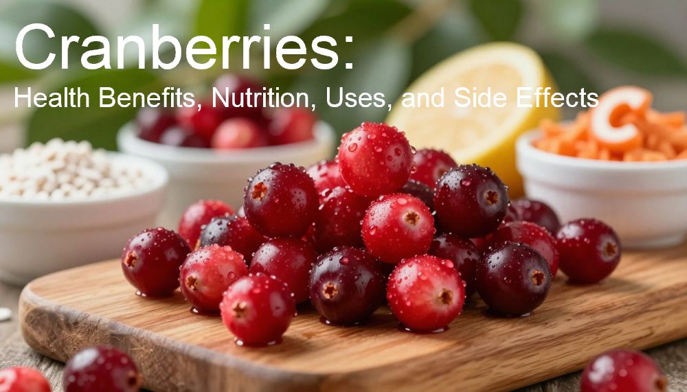 Cranberries: Health Benefits, Nutrition, Uses, and Side Effects