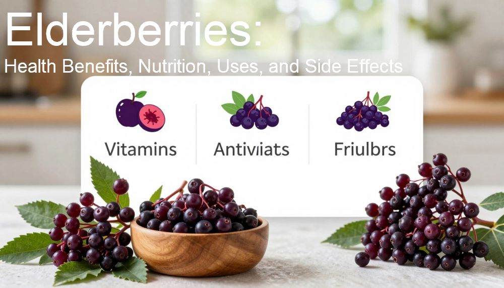 Elderberries: Health Benefits, Nutrition, Uses, and Side Effects