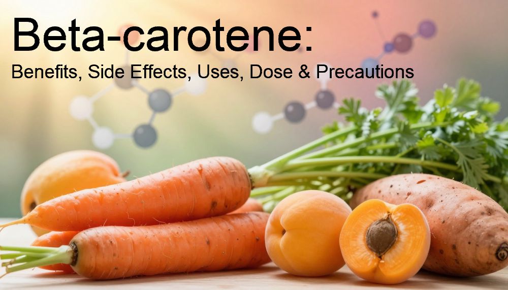 Beta-carotene: Benefits, Side Effects, Uses, Dose & Precautions