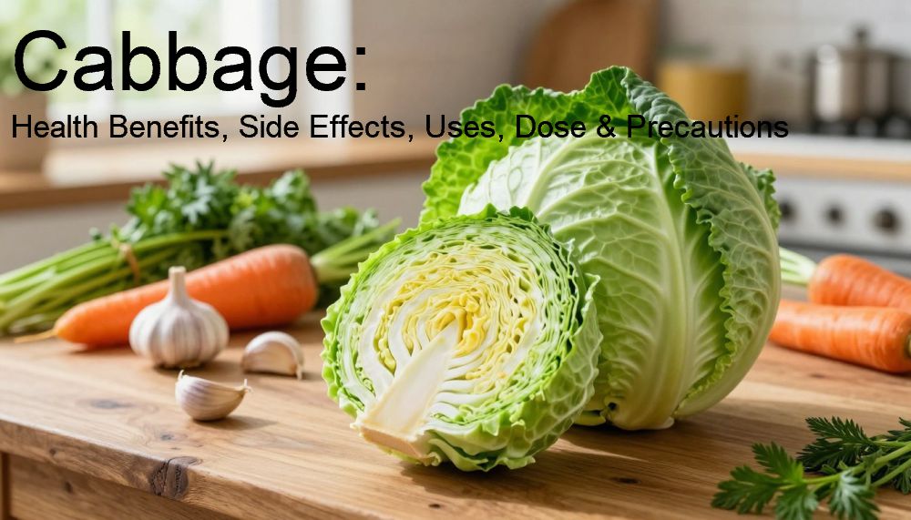 Cabbage: Health Benefits, Side Effects, Uses, Dose & Precautions