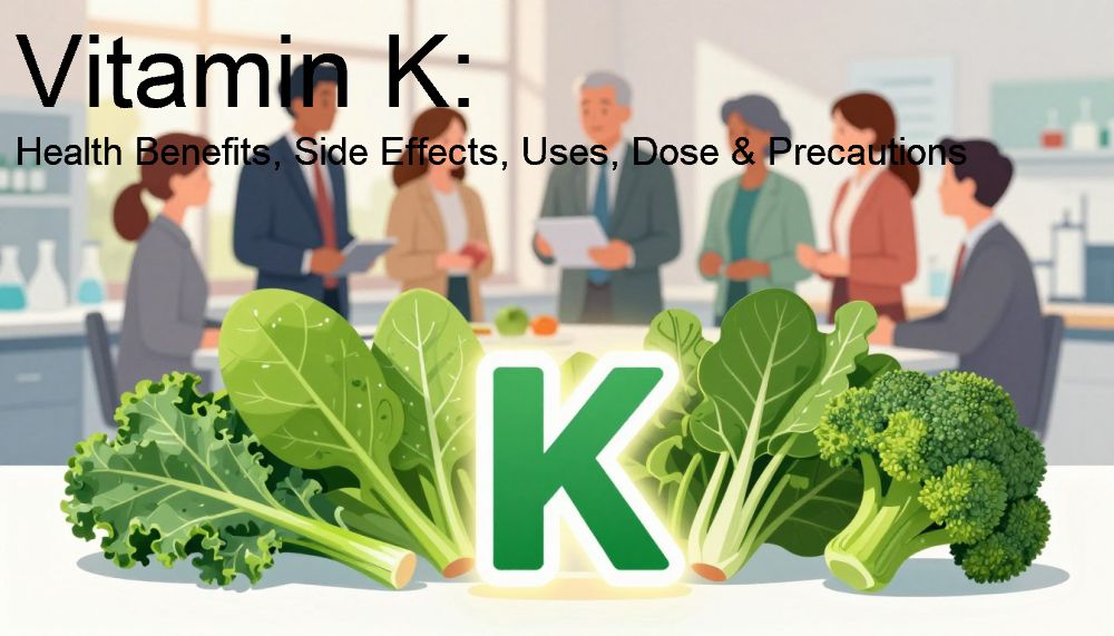 Vitamin K: Health Benefits, Side Effects, Uses, Dose & Precautions